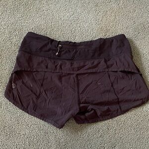 Lululemon Women's Black Shortie Shorts